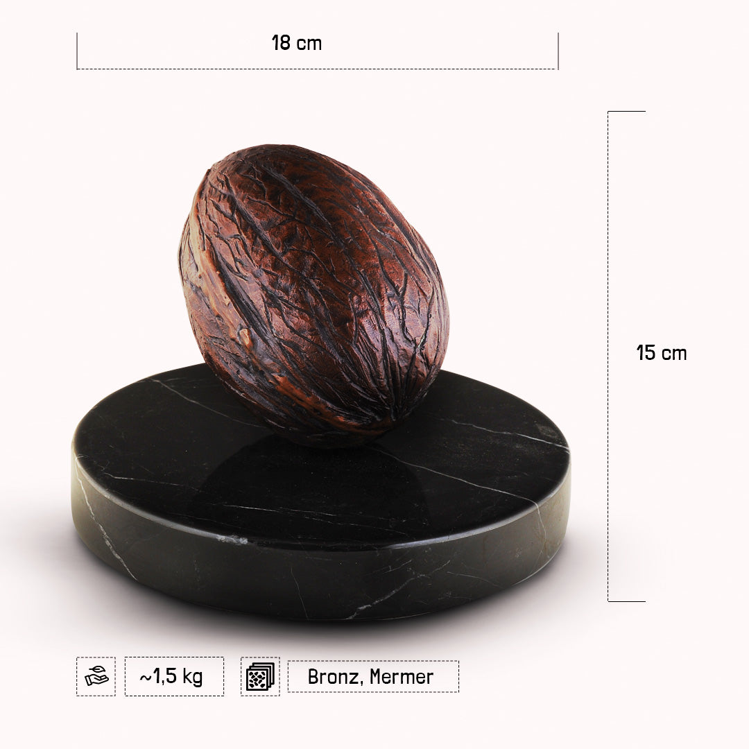 Siyah Mermer Üstü Koyu Kahve Ceviz