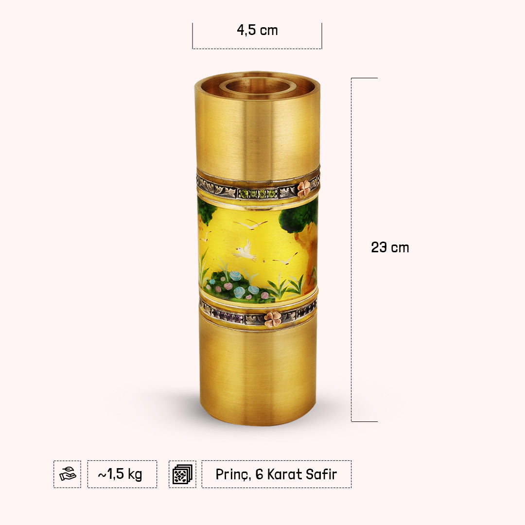 Adem ile Havva Bronz Şamdan