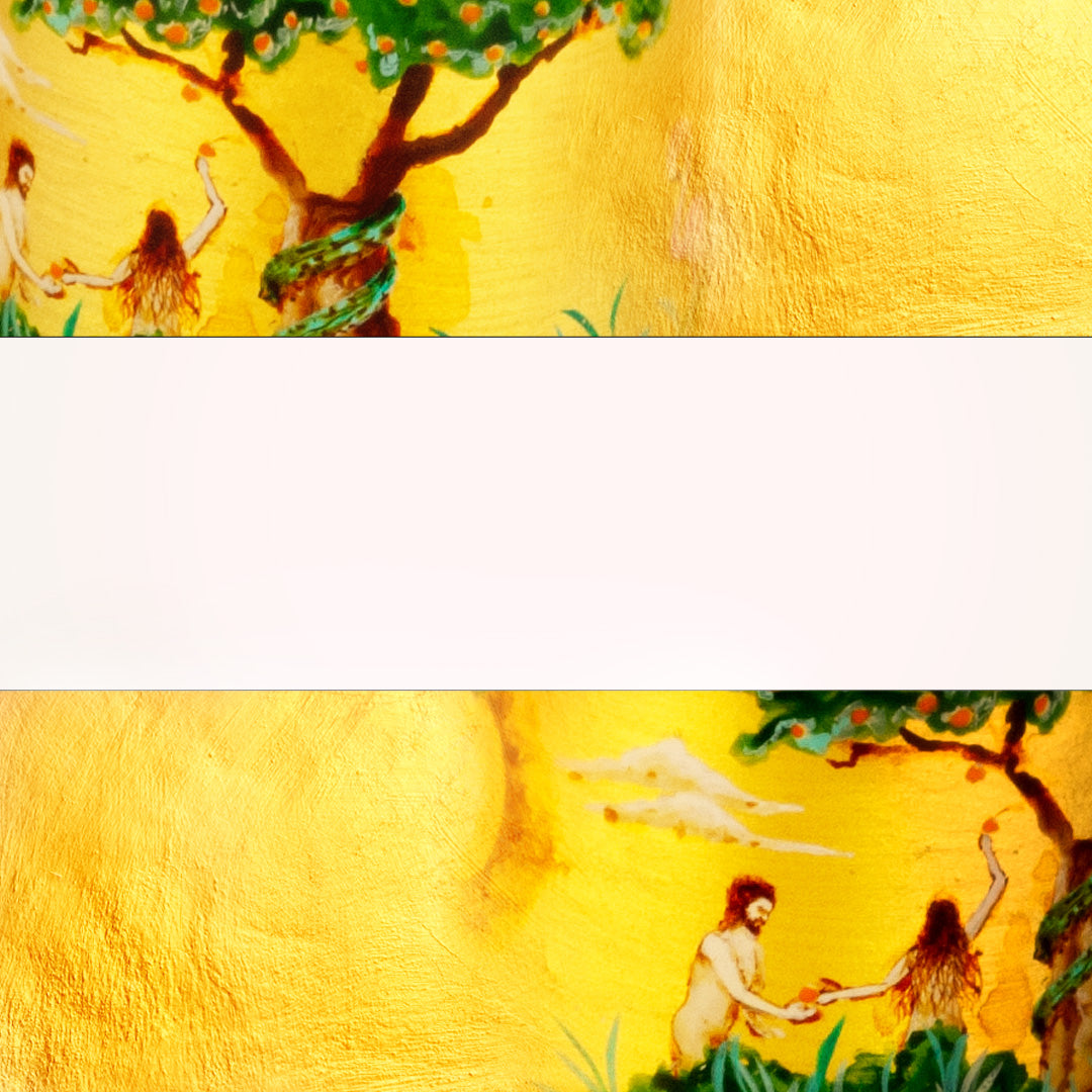 Adem ile Havva Bronz Şamdan