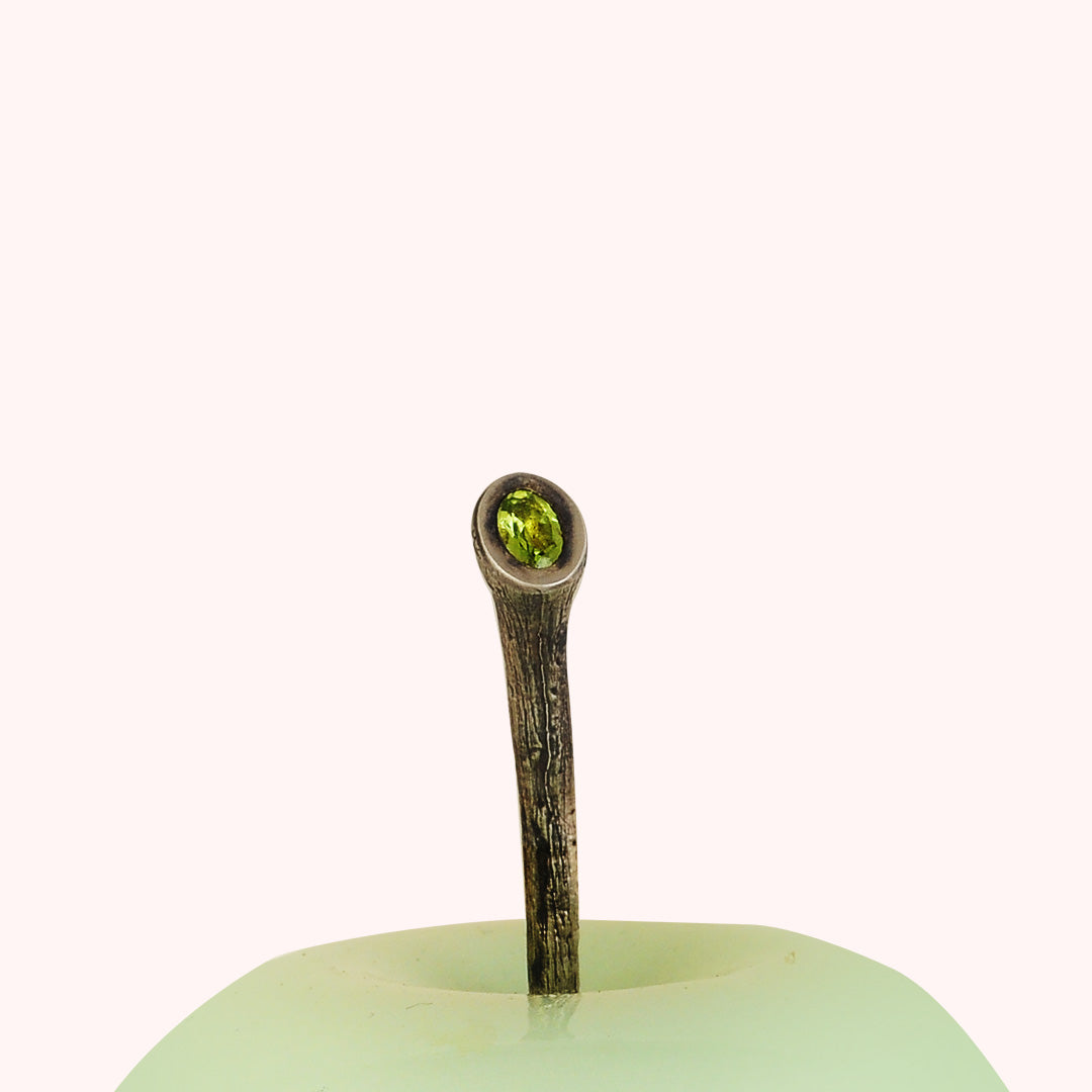 Mint  Aura  - Green Topaz & Mint Apple