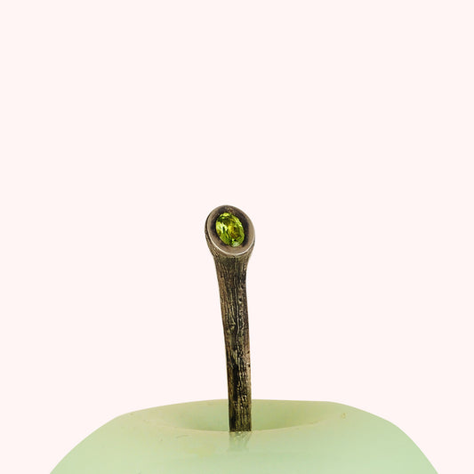 Mint  Aura  - Green Topaz & Mint Apple