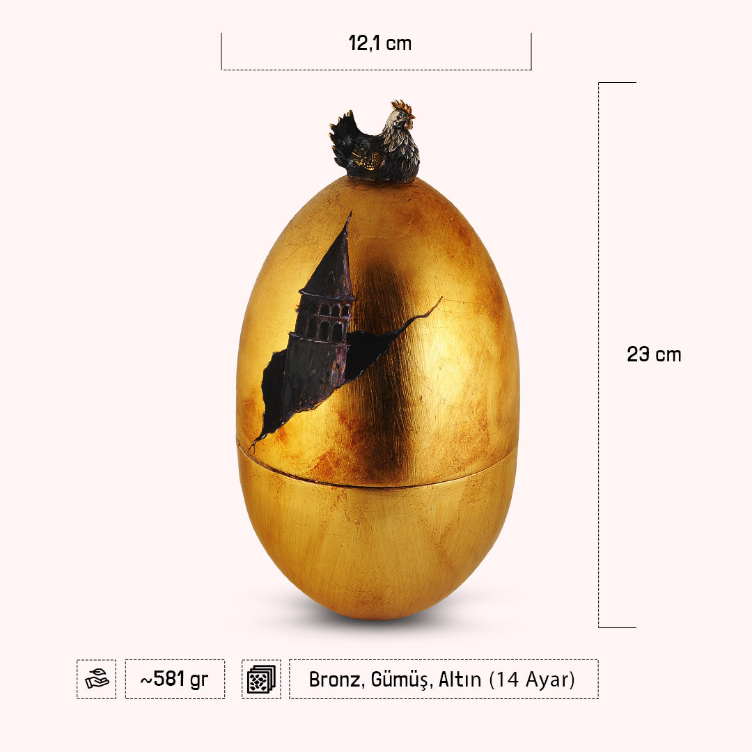 Egg & Chicken & Galata Tower