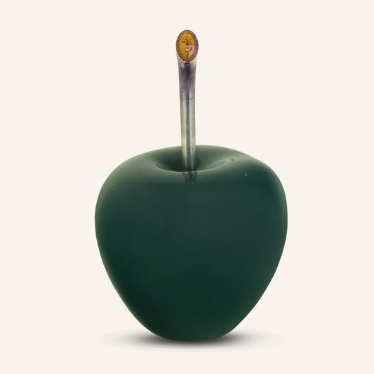 The Forest Guardian – Petroleum Green Apple with Deer