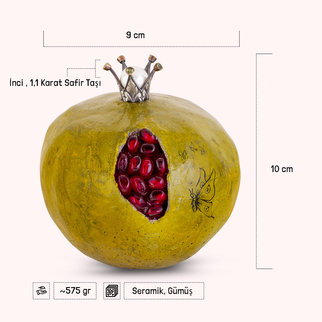 Butterfly Figured Pomegranate