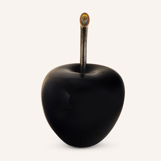 The Night Oracle – Black Apple with Owl